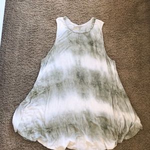 Tie dye tent dress